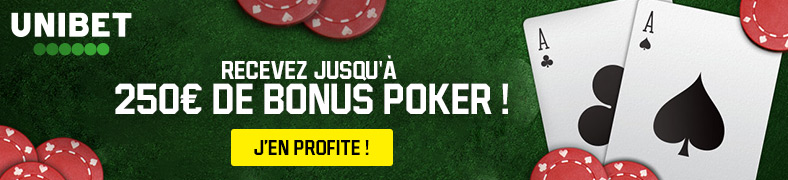 Jouer sur la salle de poker en ligne UNIBET Poker